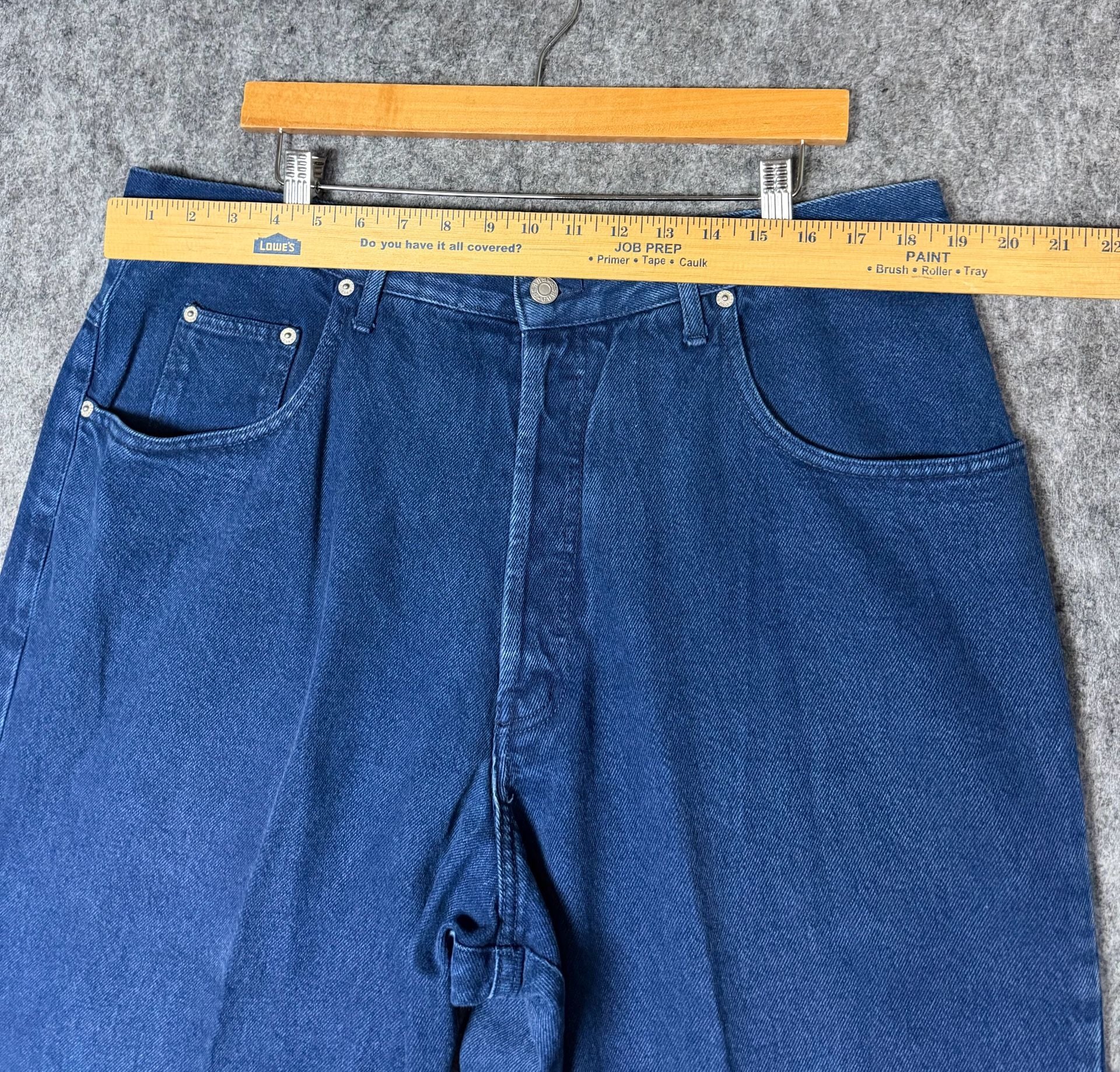 Georges Marciano Vintage 90s Navy Blue Denim Jeans Size 40 7