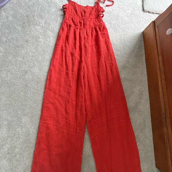 Urban Outfitters Out From Under Courtney Jumpsuit Size S Red