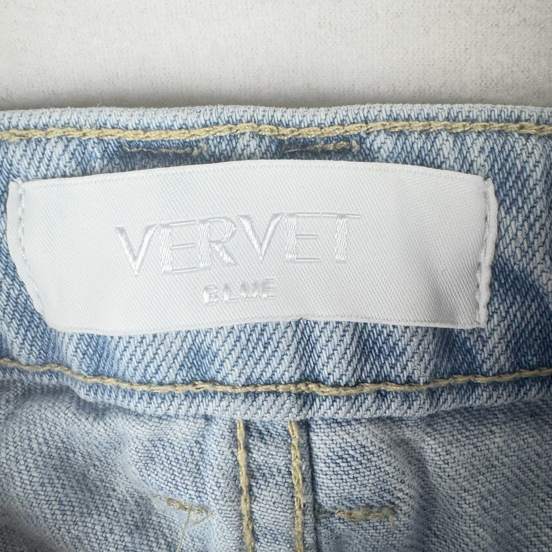 Vervet Blue Light Wash Wide Leg Jeans Size 28 7