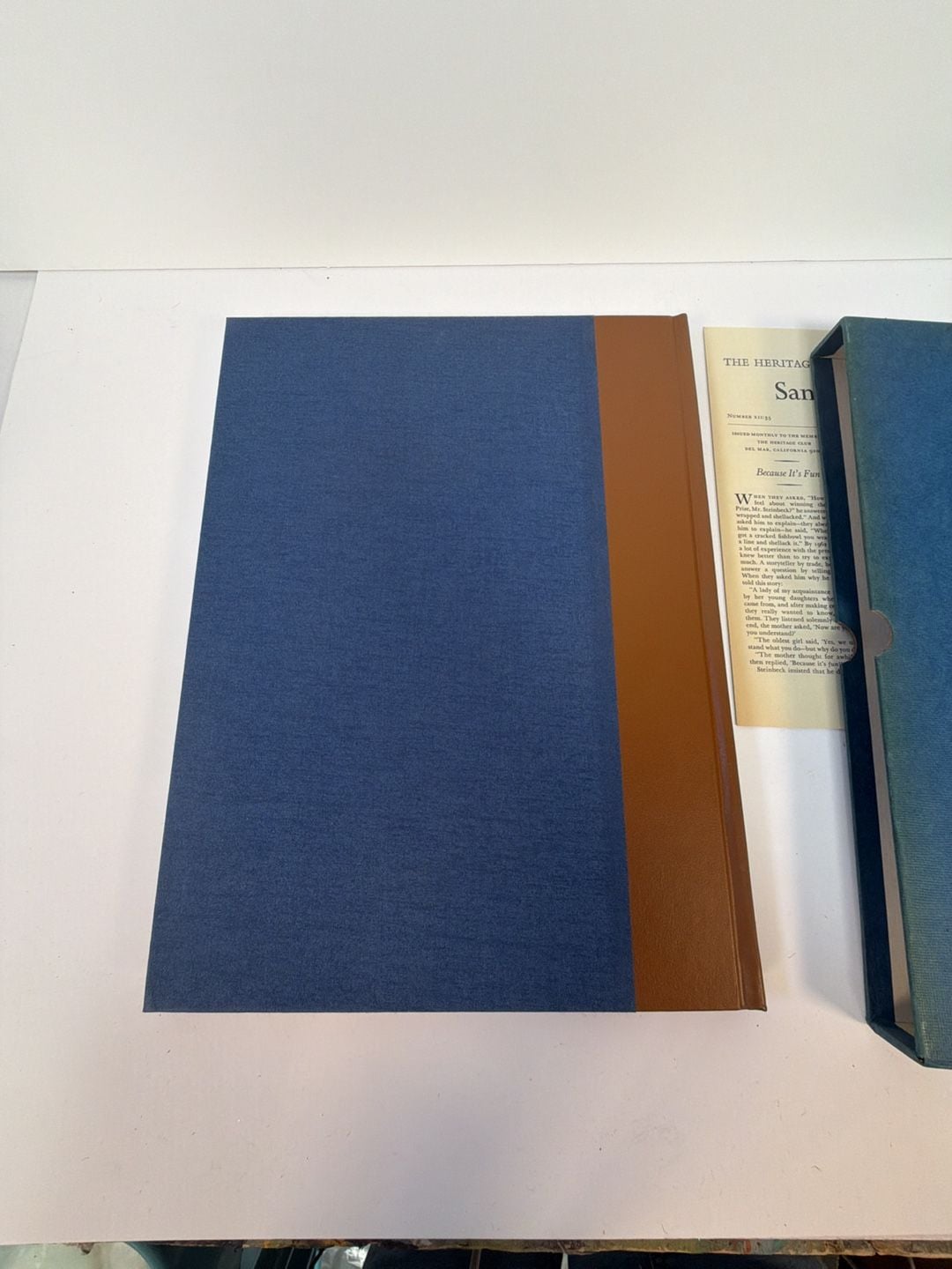 Of Mice and Men by John Steinbeck The Heritage Press 1970 Hardcover Book 12