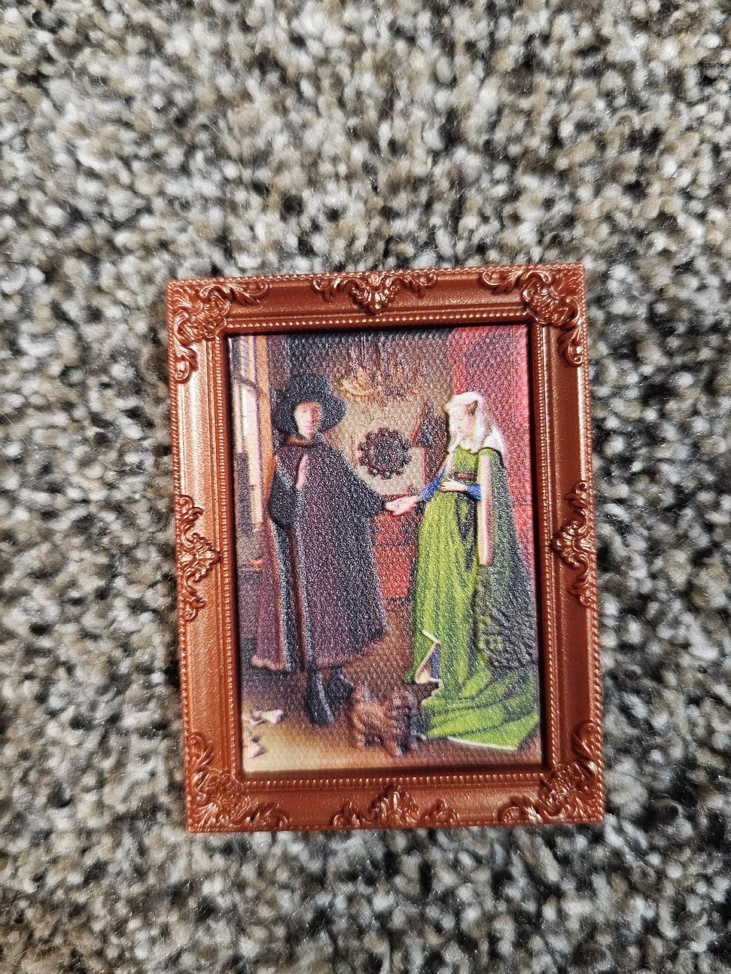 Mini Brands Masterpieces Jan Van Eyck The Arnolfini Portrait Miniature Art 1