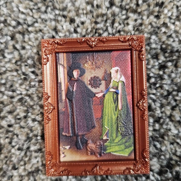 Mini Brands Masterpieces Jan Van Eyck The Arnolfini Portrait Miniature Art