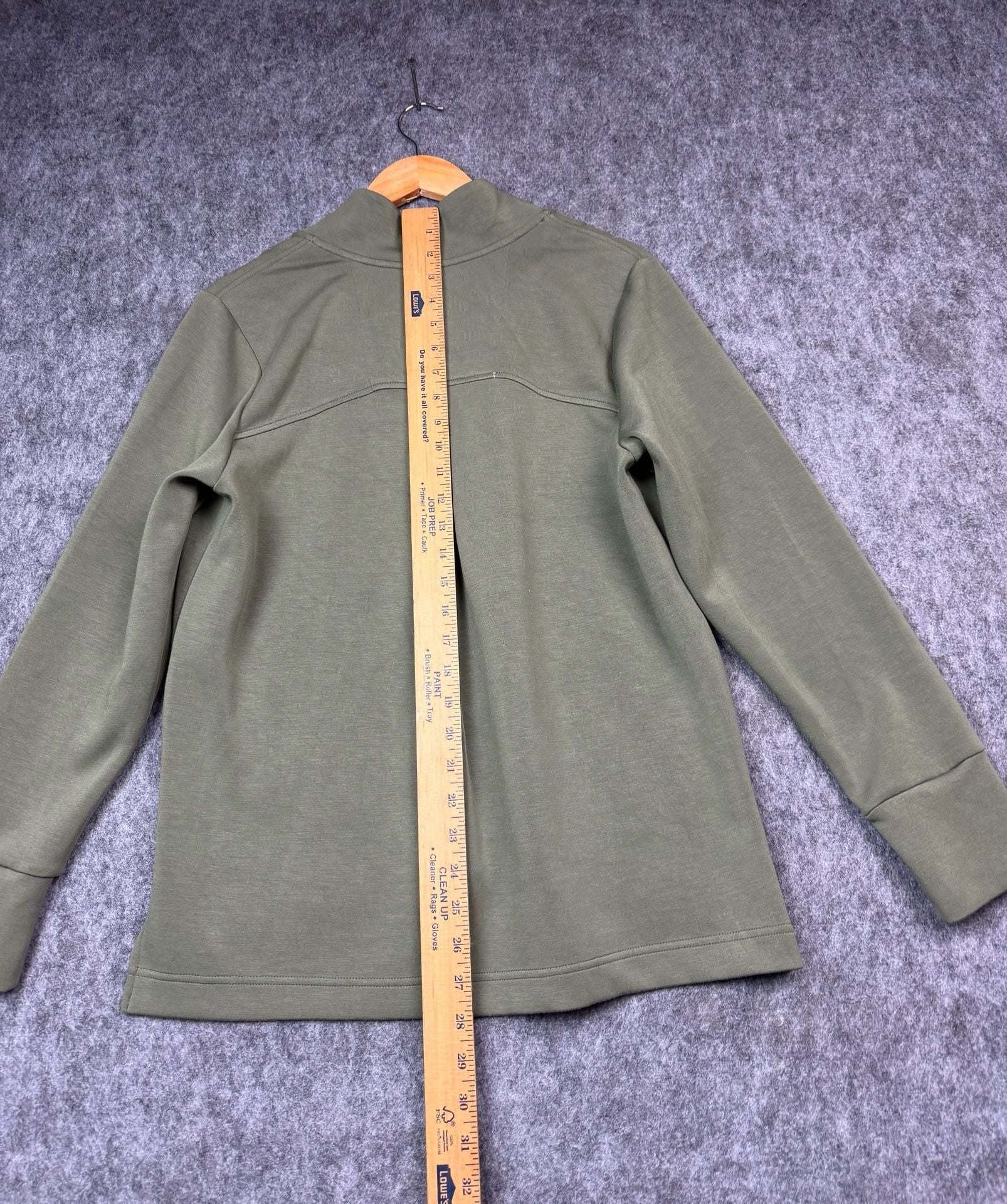 Tommy Bahama Green Johnny Collar Long Sleeve Pullover Top Size M 7