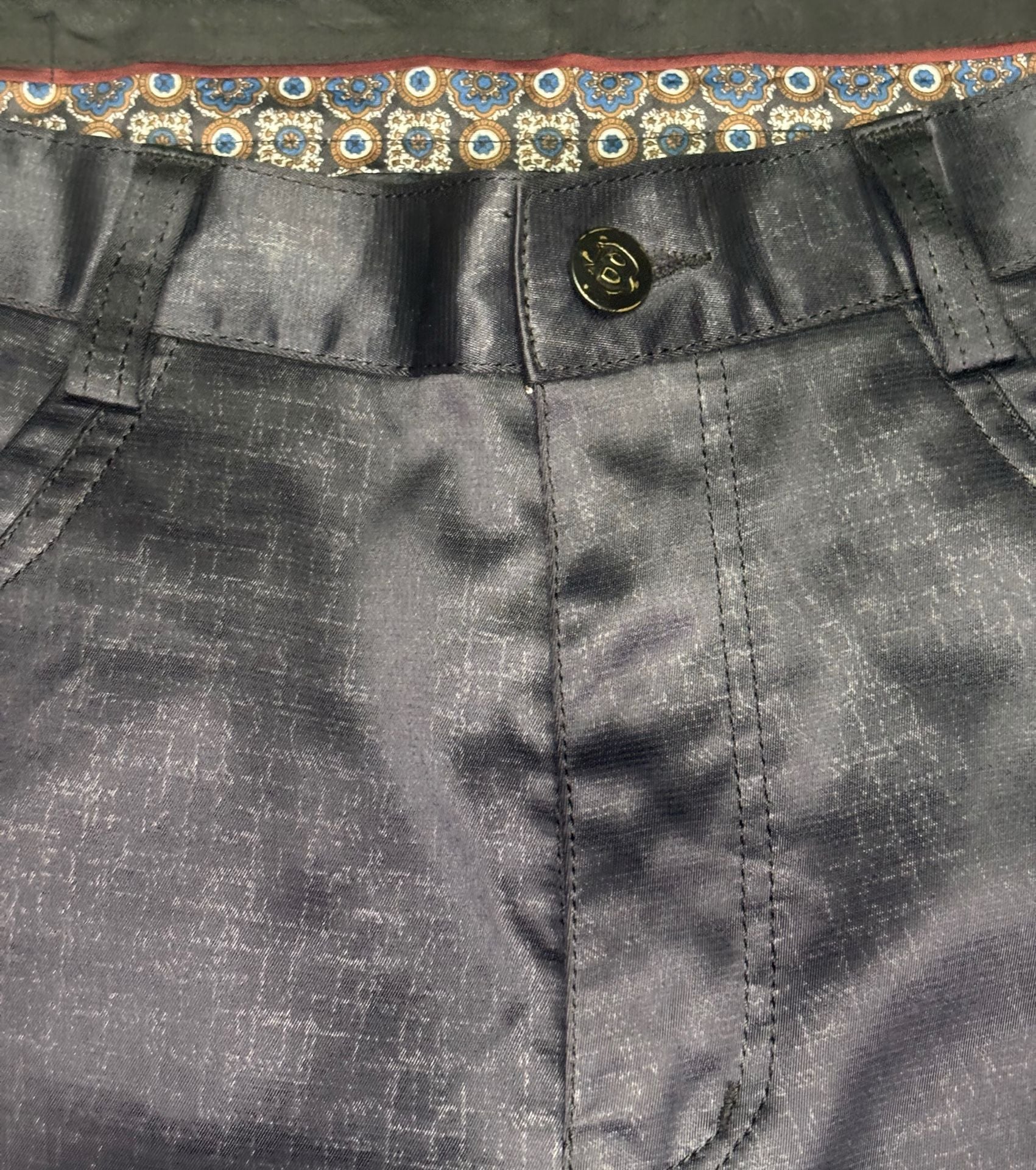 Barabas Jeans Size 30 Black Check 8