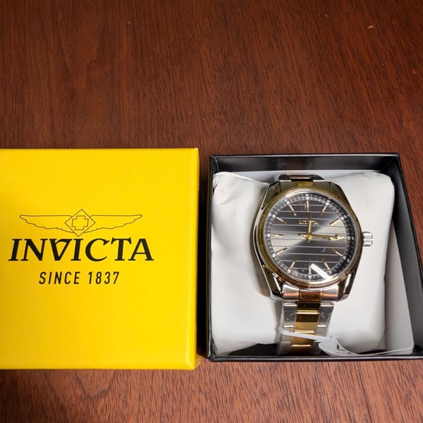 Invicta Pro Diver Two-Tone Gold and Silver Analog Watch