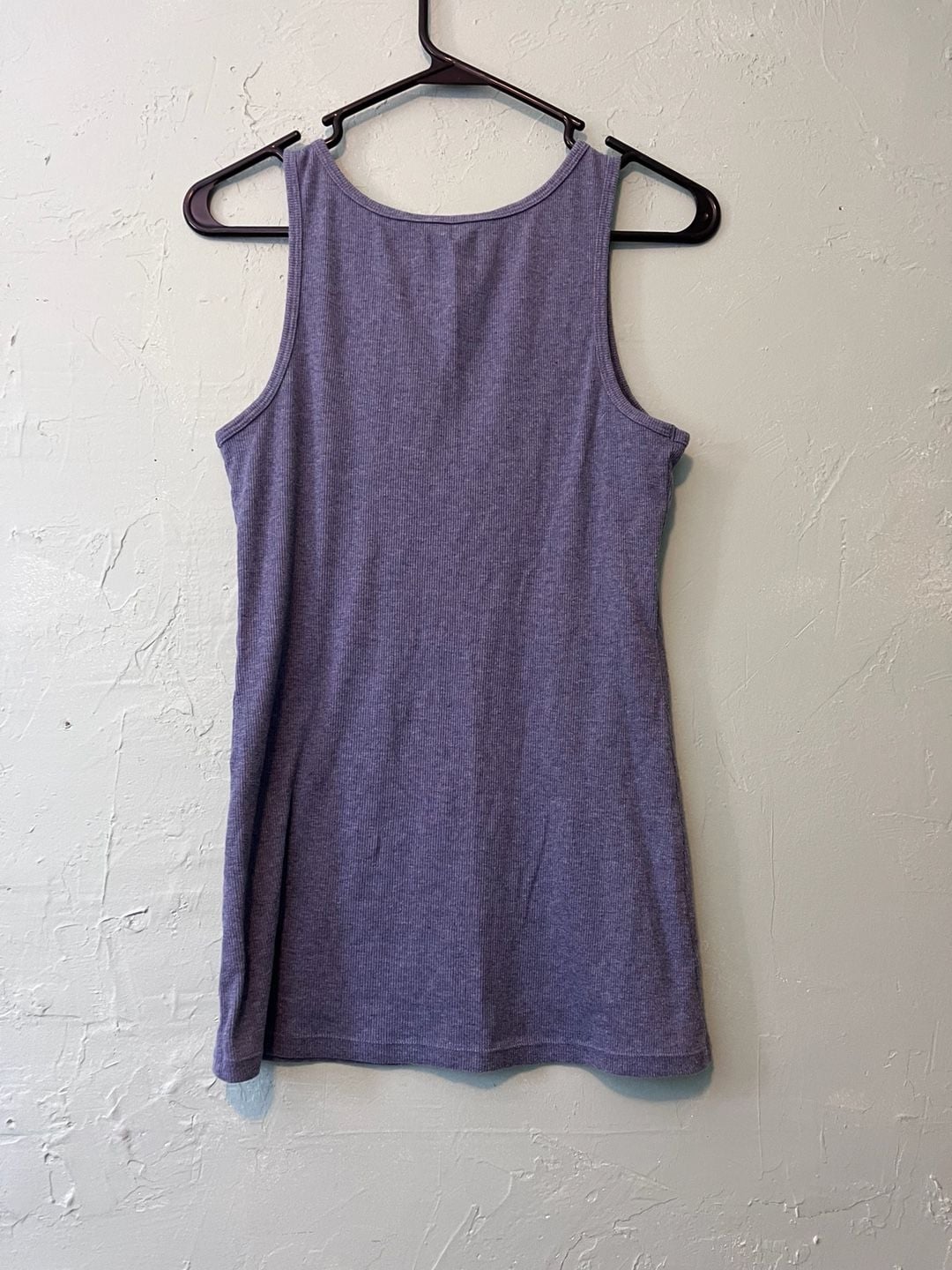 Felina Navy Blue Ribbed Tank Top Size L 4