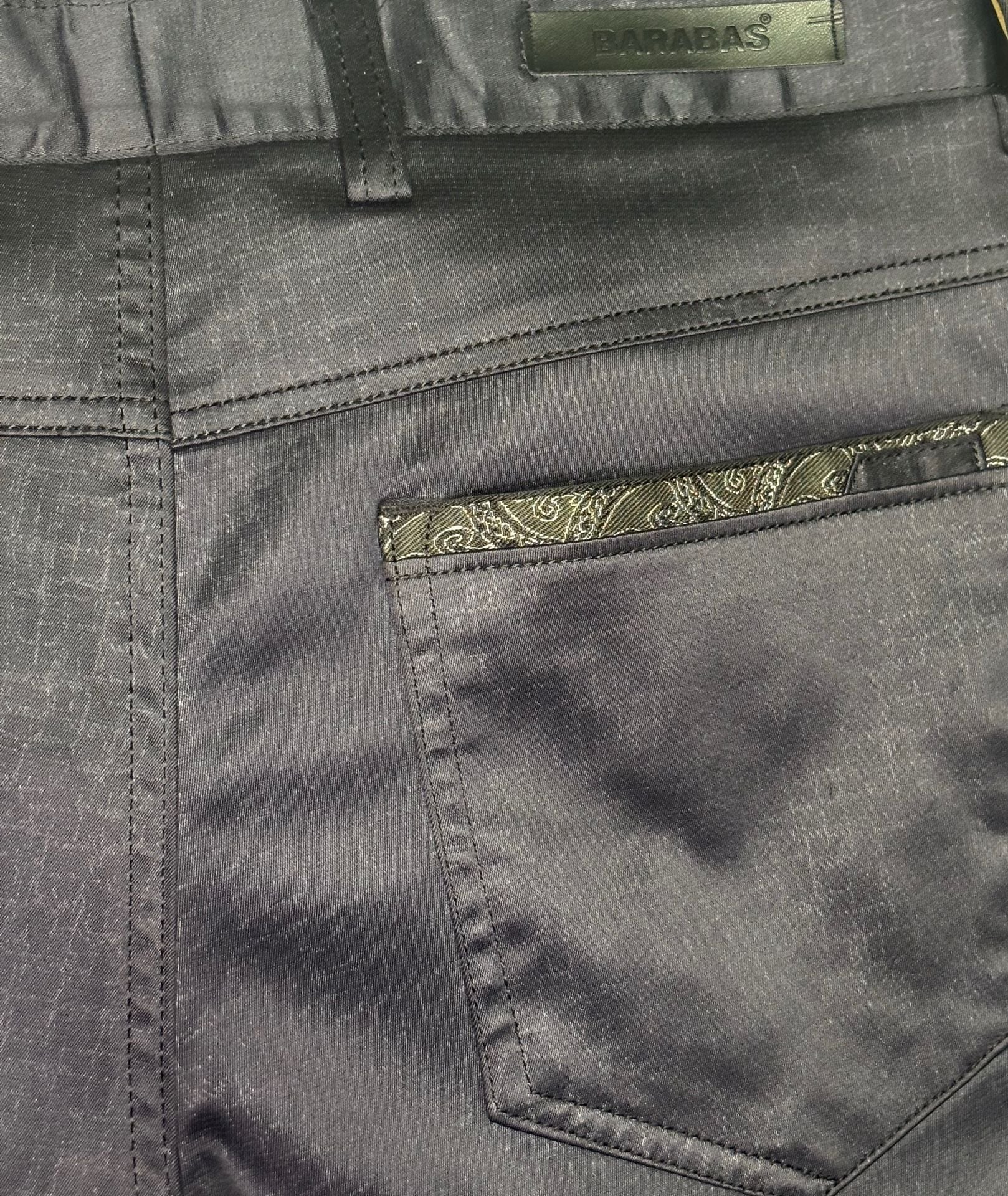 Barabas Jeans Size 30 Black Check 9