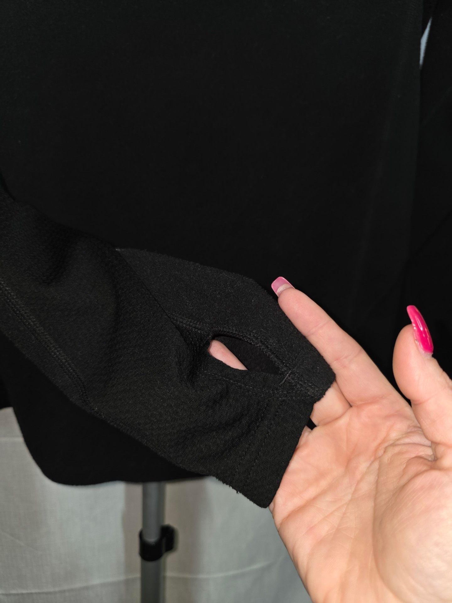 The North Face Black Fleece Jacket Full Zip Reflective 5