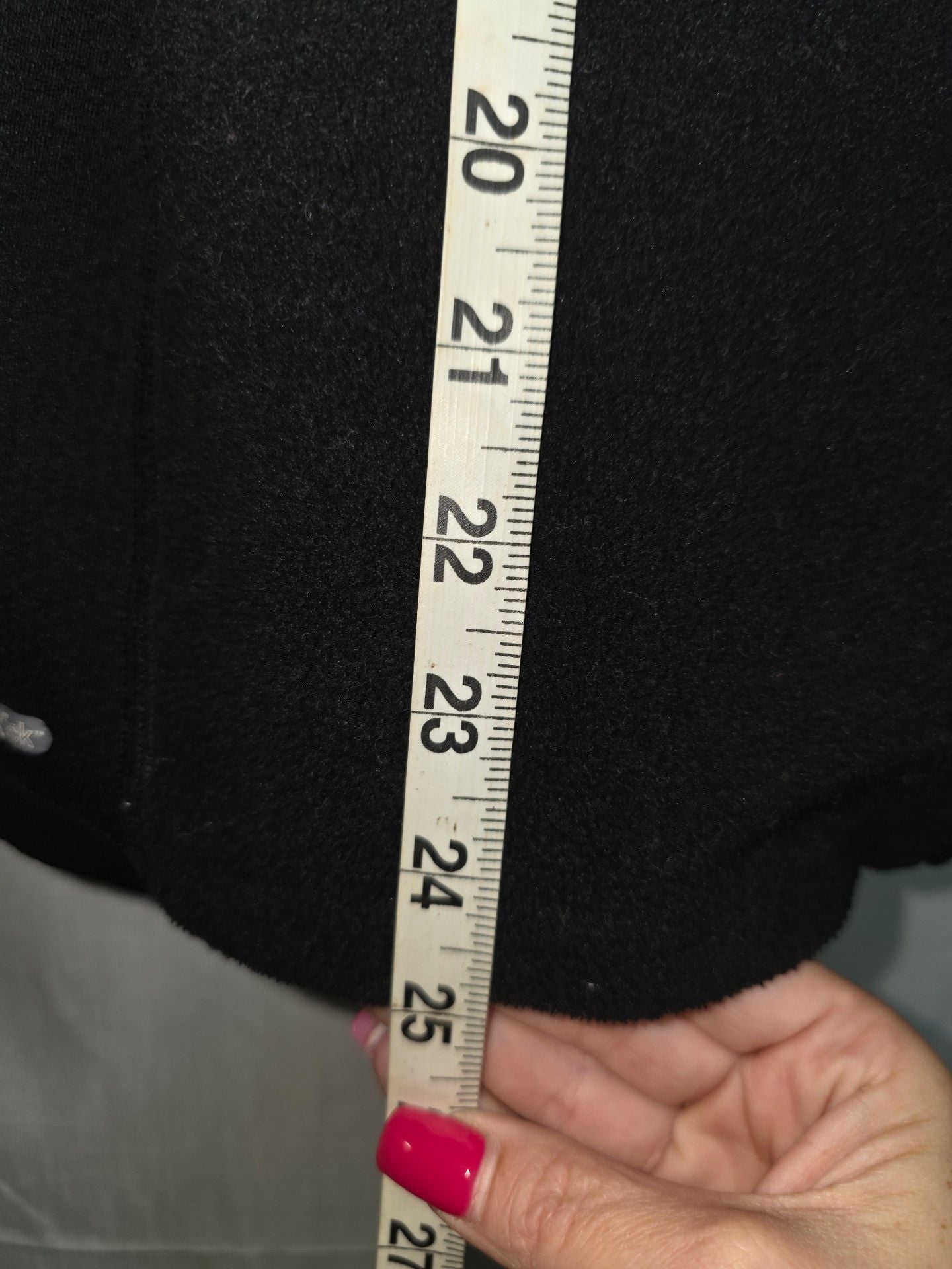 The North Face Black Fleece Jacket Full Zip Reflective 6