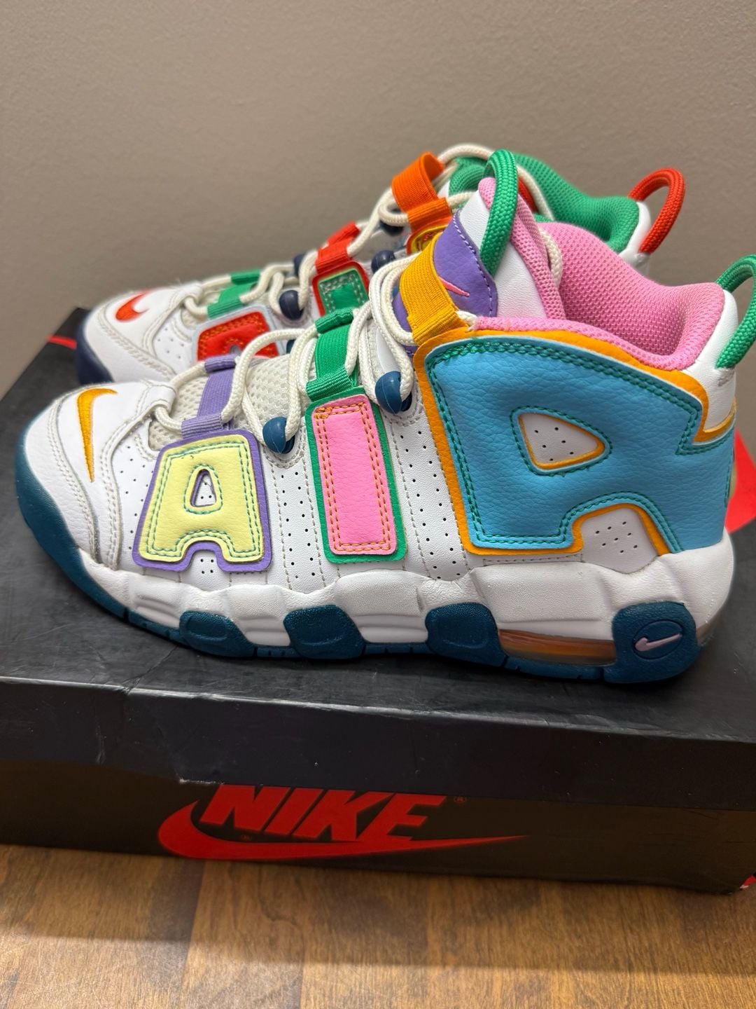 Nike Air More Uptempo GS What The Multi-Color 4