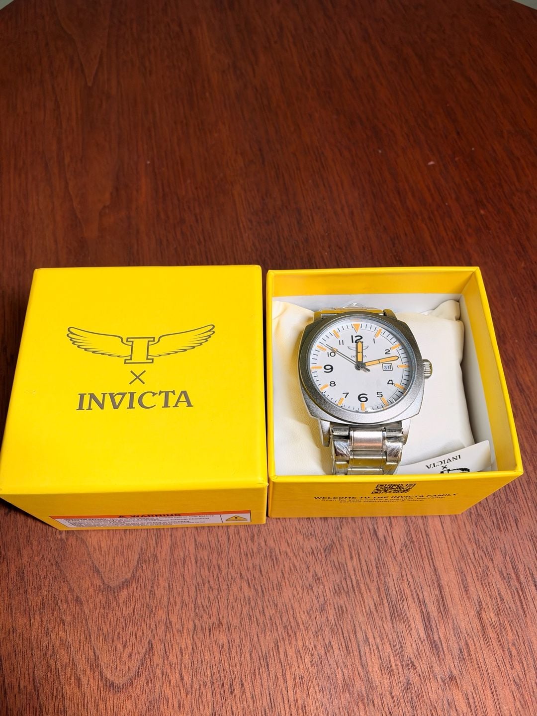 Invicta Specialty 44mm White Dial Stainless Steel Men's Watch 2