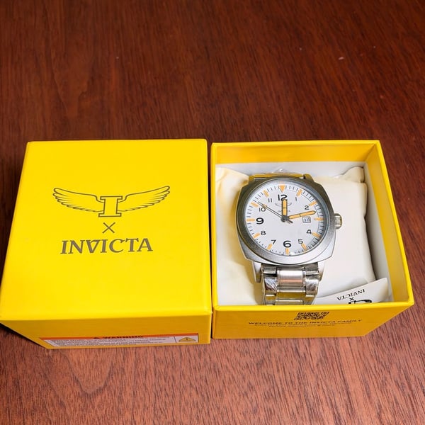 Invicta Specialty 44mm White Dial Stainless Steel Men's Watch