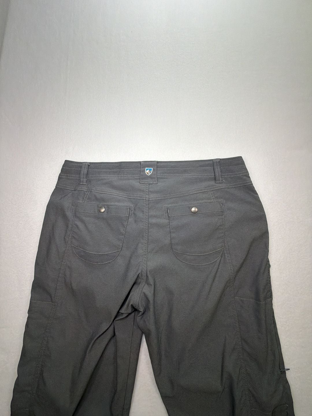 KÜHL Women’s Sz 12 Gray Hiking Pants Outdoor Gorpcore Utility Trail Straight Leg 9