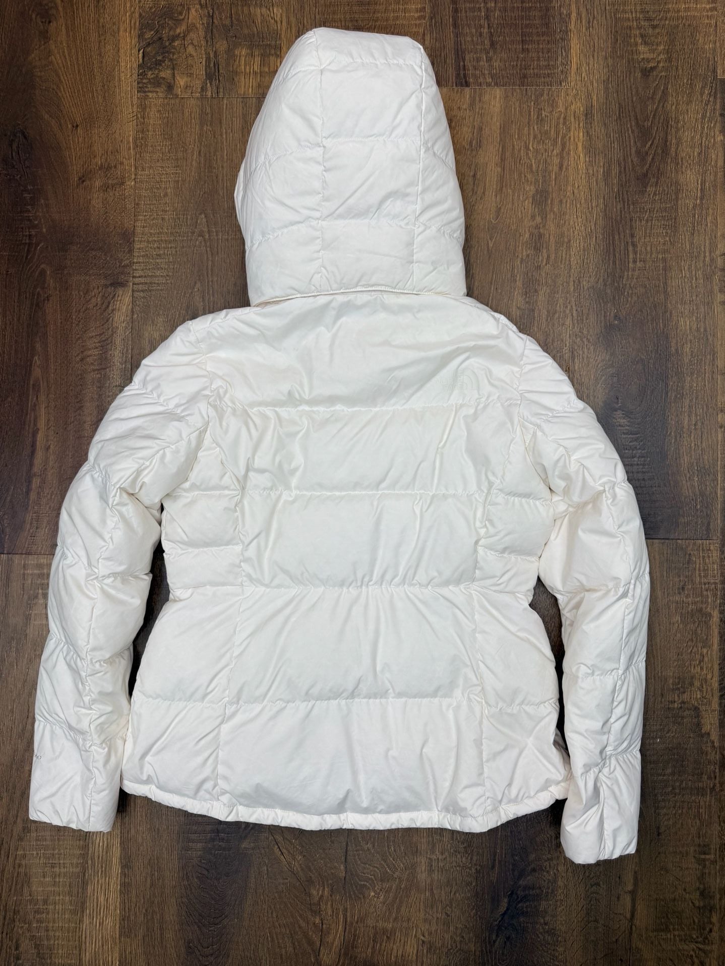 The North Face Hooded Puffer Down Jacket White 7
