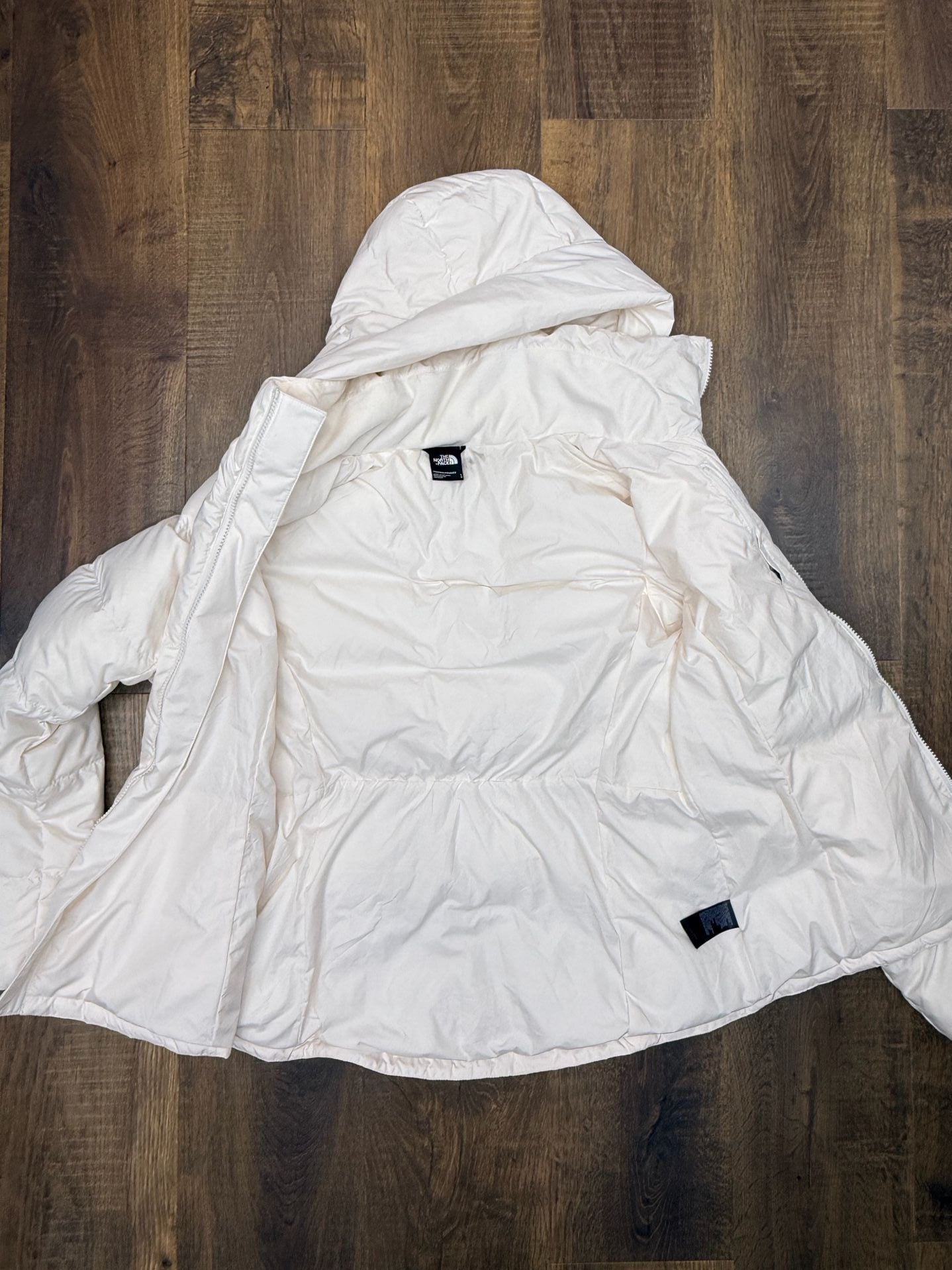 The North Face Hooded Puffer Down Jacket White 8