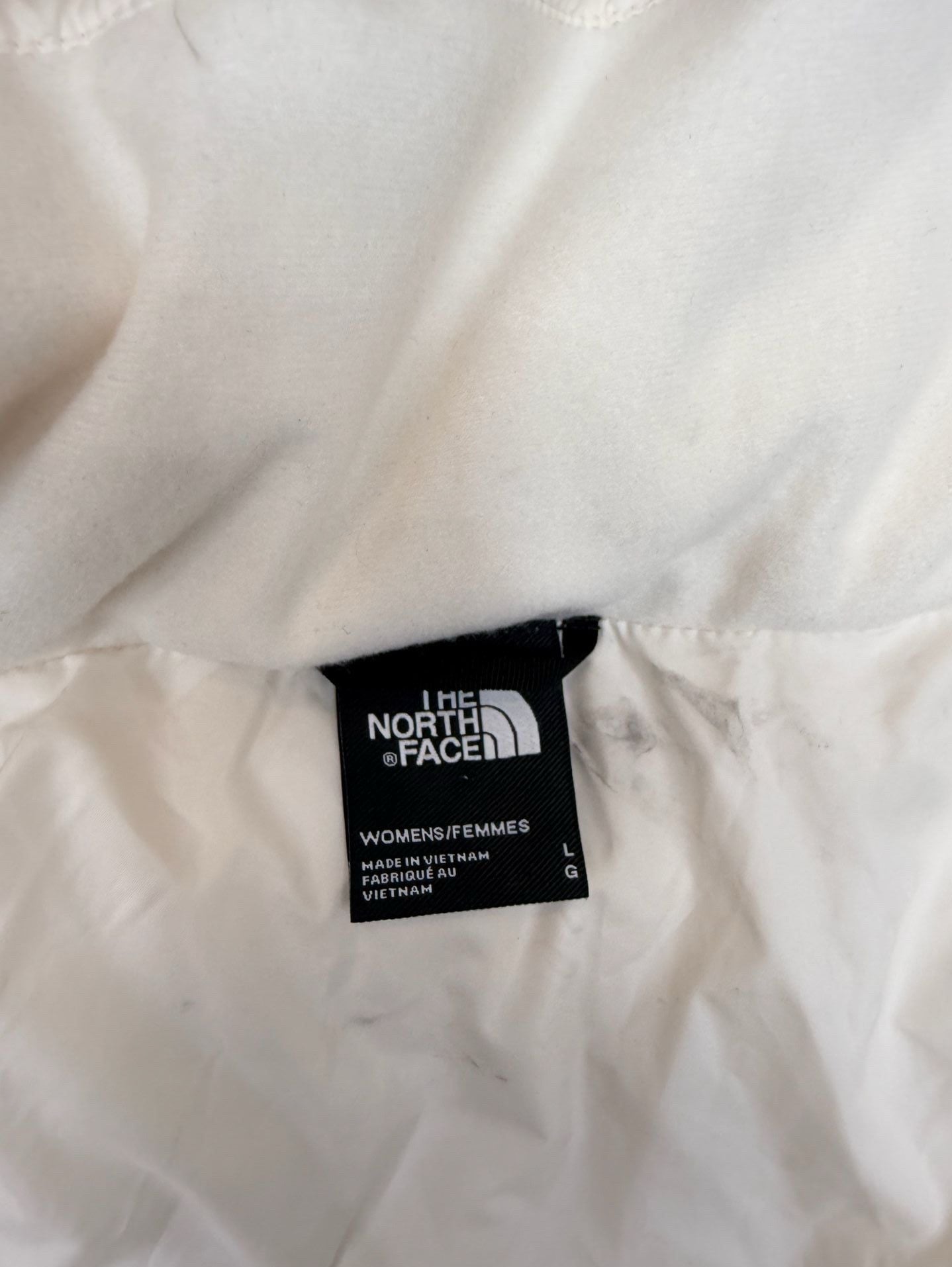 The North Face Hooded Puffer Down Jacket White 9