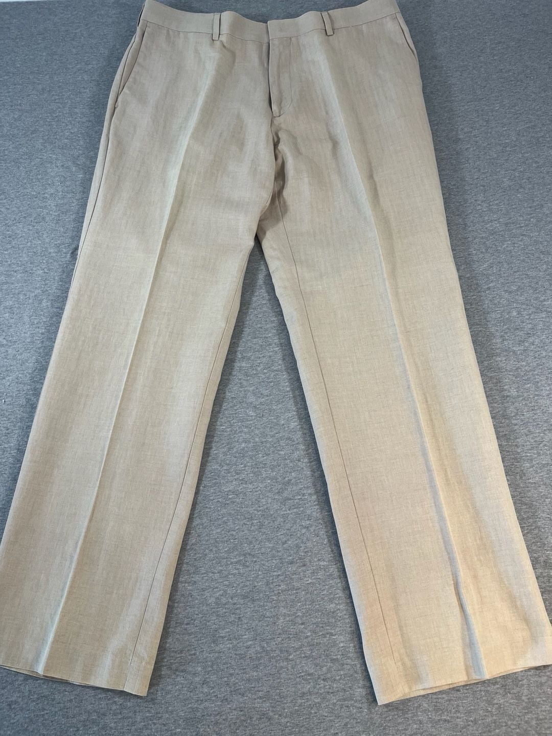Cubavera Beige Linen Casual Trousers/Pants Men’s 35x31 2