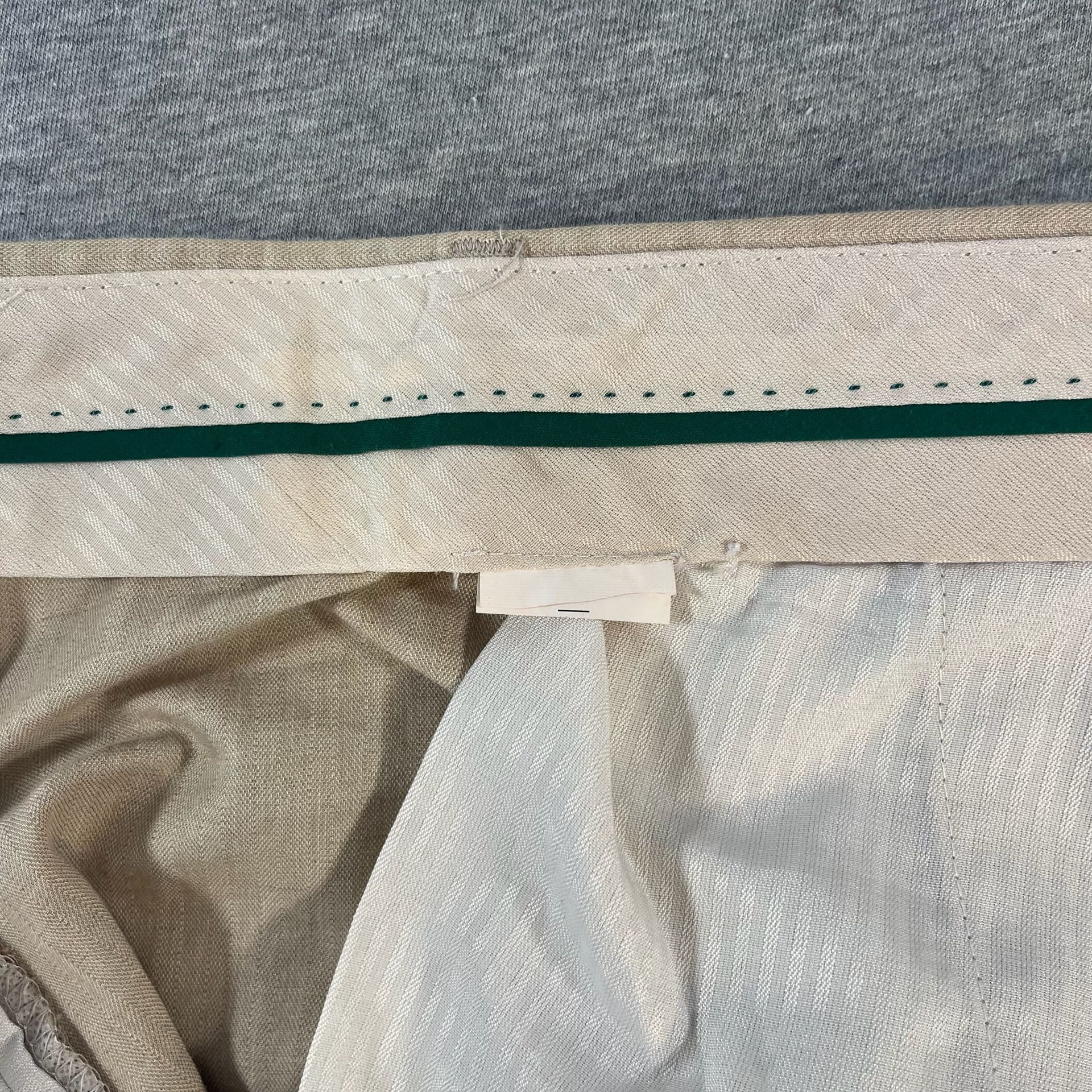 Cubavera Beige Linen Casual Trousers/Pants Men’s 35x31 9
