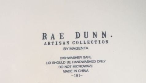 Rae Dunn Flour Canister Ceramic White With Lid 5