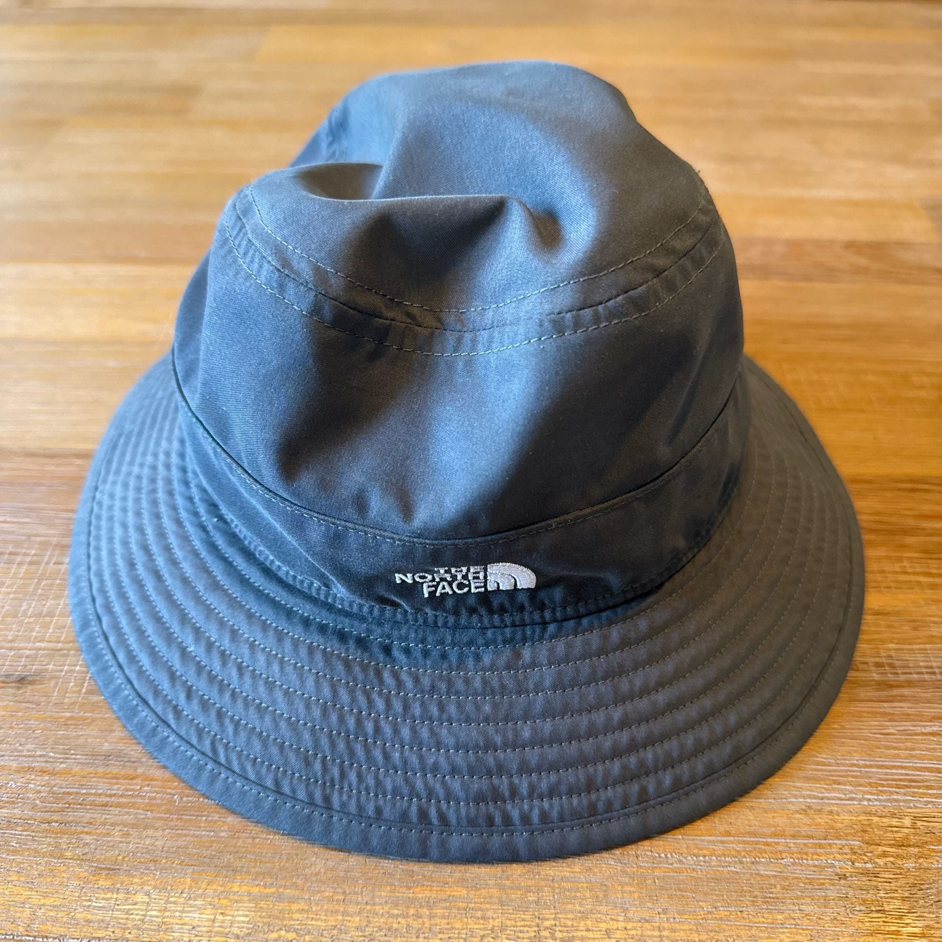 The North Face Youth Class V Brimmer Hat Size S Gray Sun Bucket Hiking Cap Kids 6