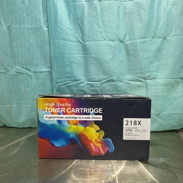 Toner Cartridge 218X 4 Pcs Compatible With HP Color LaserJet