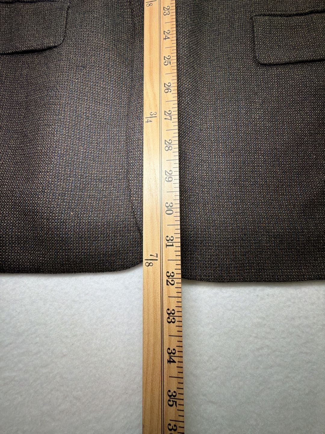 Pronto Uomo Men’s 44R 100% Lambswool Brown Blazer Sport Coat Old Money Preppy 9