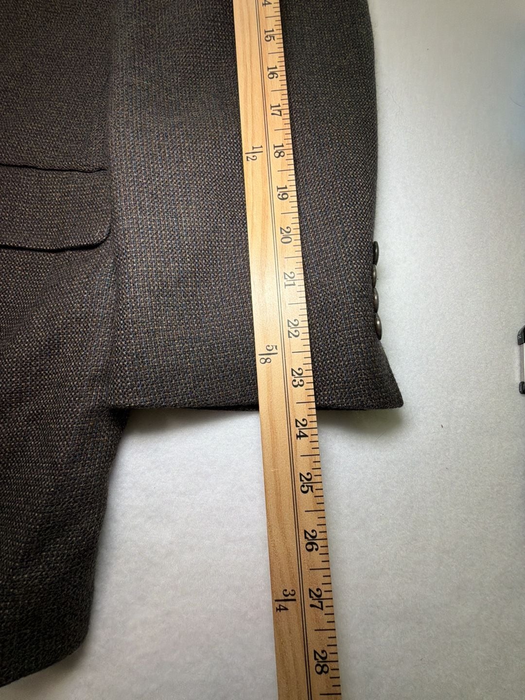 Pronto Uomo Men’s 44R 100% Lambswool Brown Blazer Sport Coat Old Money Preppy 10