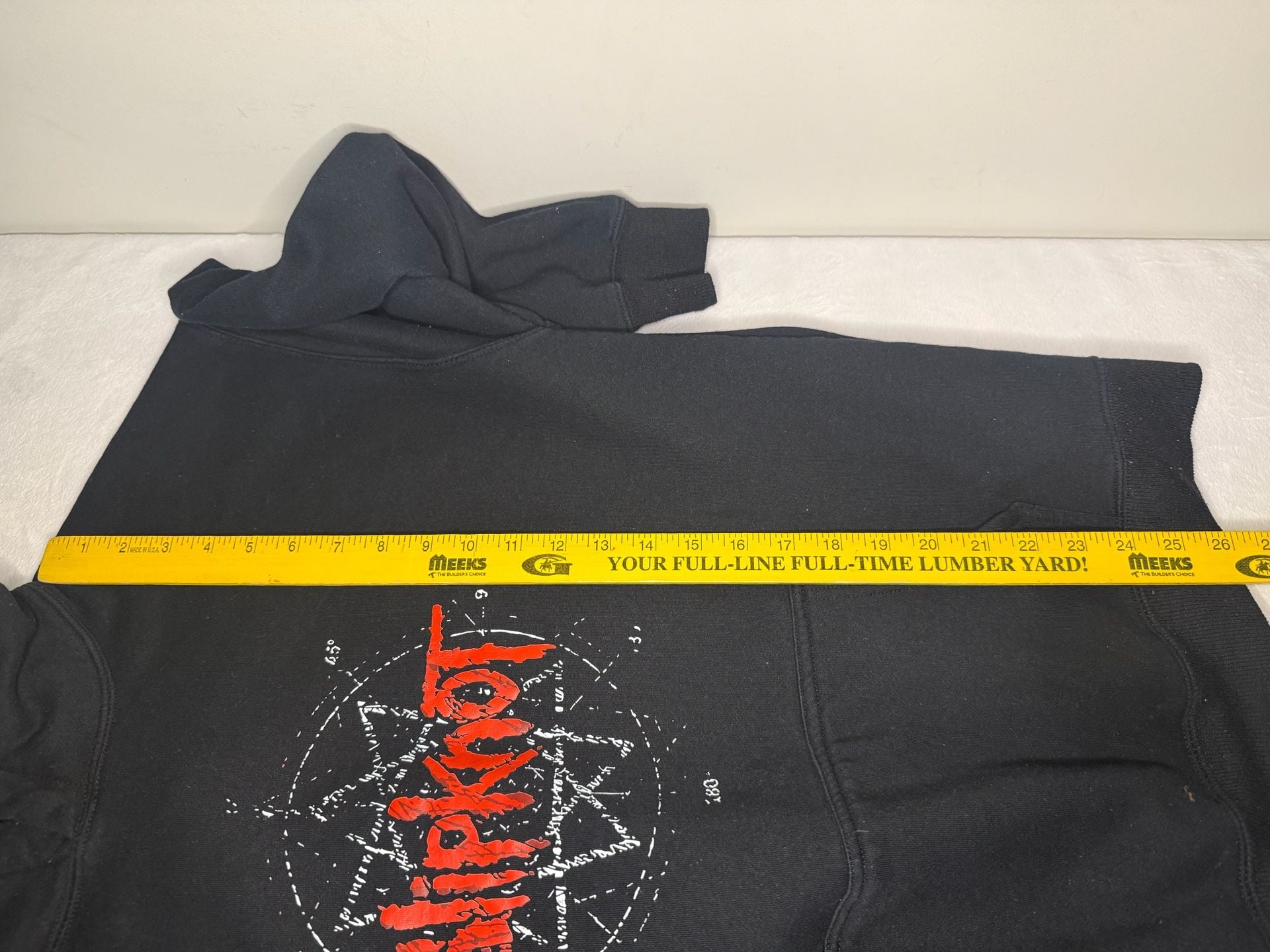 Slipknot Black Hoodie Red Logo Nonagram Graphic Pullover Metal Band Sweatshirt 10