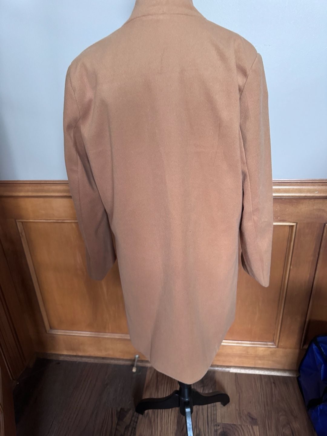 Kd. Beautiful Wool Blend Coat Size XXXL Camel Brown 3
