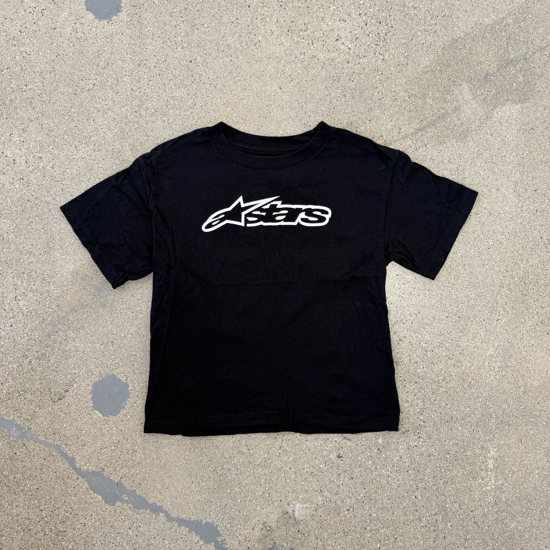 Alpinestars Blaze Classic T-Shirt Black White Size Small 2