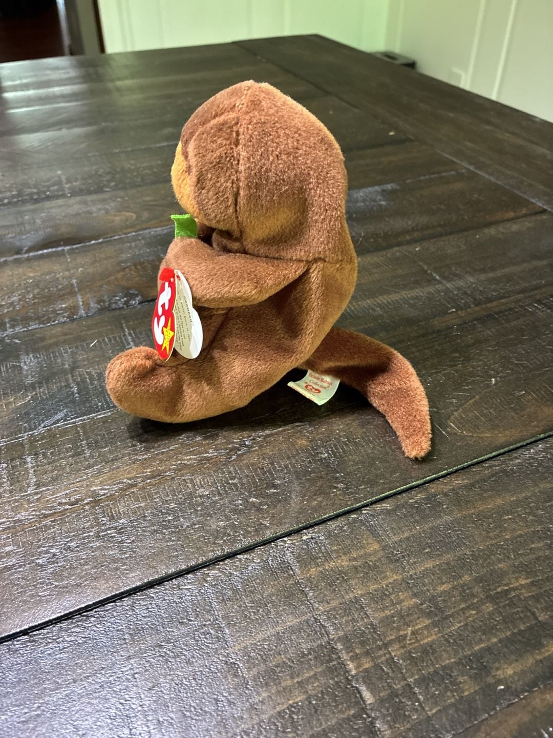 Ty Beanie Babies Seaweed The Sea Otter Plush Toy 1996 With Tags 2