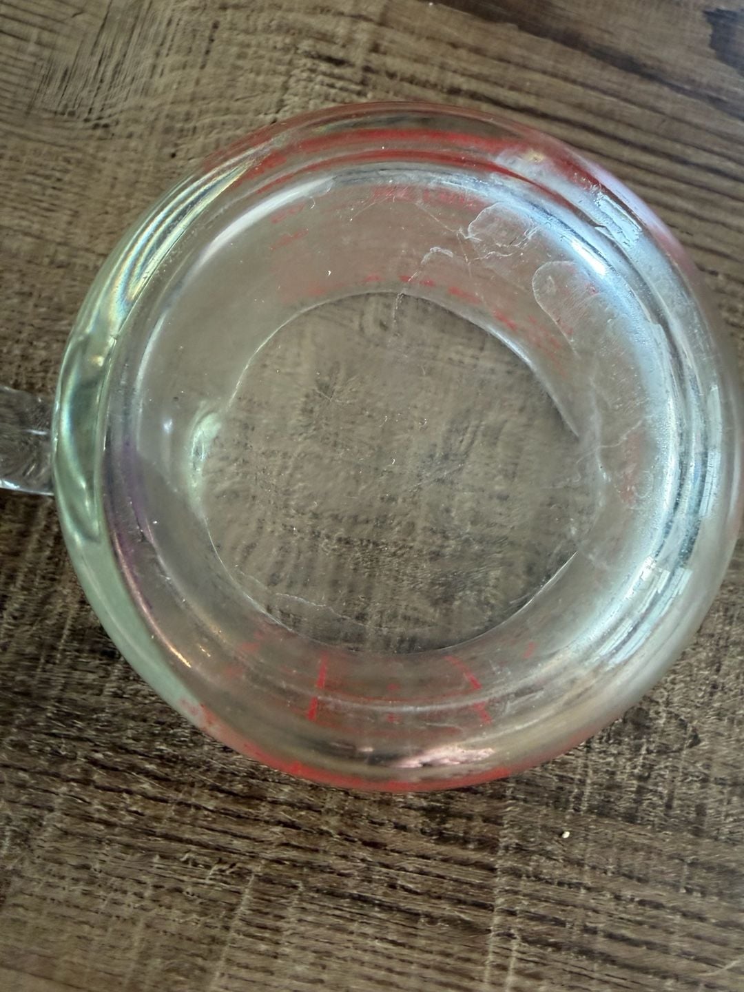 Vintage Pyrex 516 Measuring Cup 2 Cup Red Lettering Corning NY USA 7