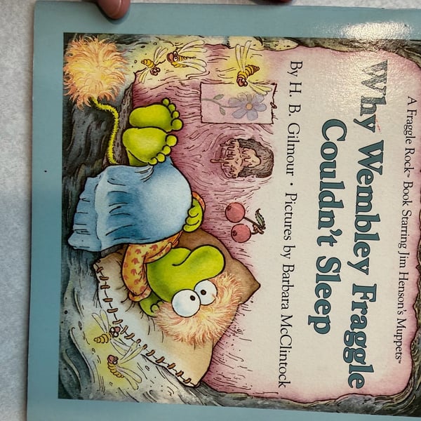 A Fraggle Rock Book: Goodnight Wembley Fraggle by H.B. Gilmour (1985, Hardcover)