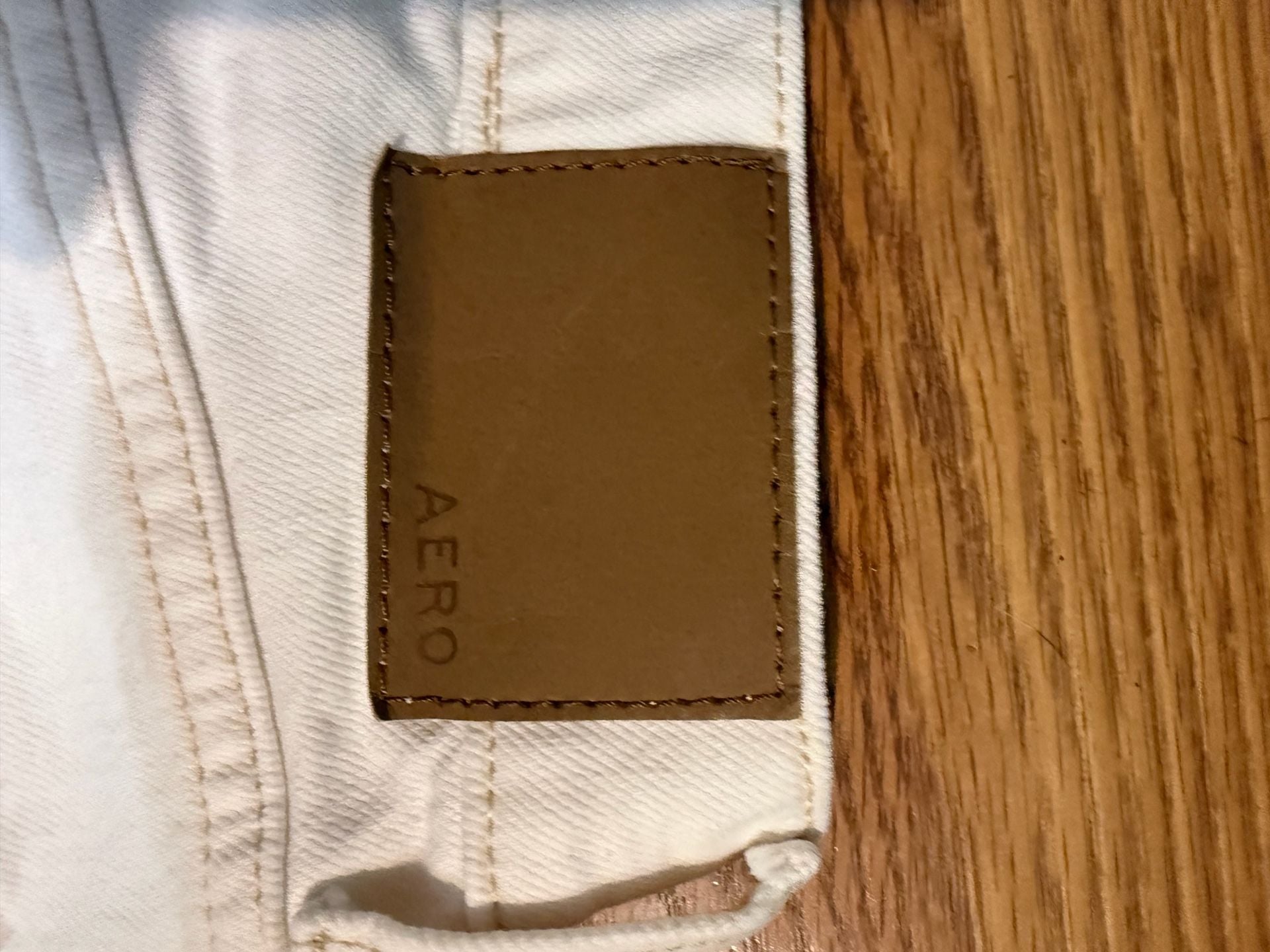 White areo jeans 8