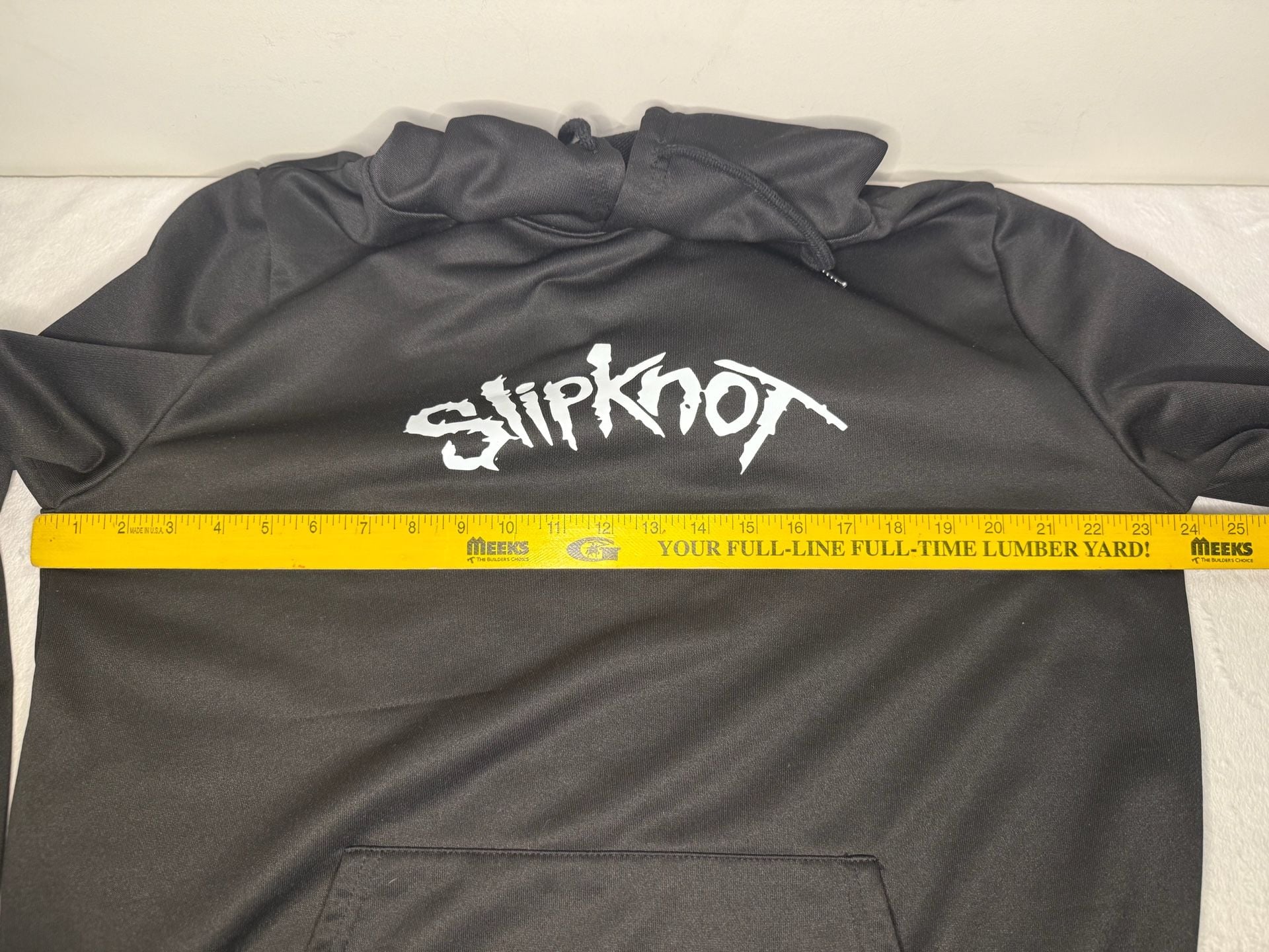 Slipknot Hoodie Large Black White Logo Masks Back Graphic Pullover Metal Band 5