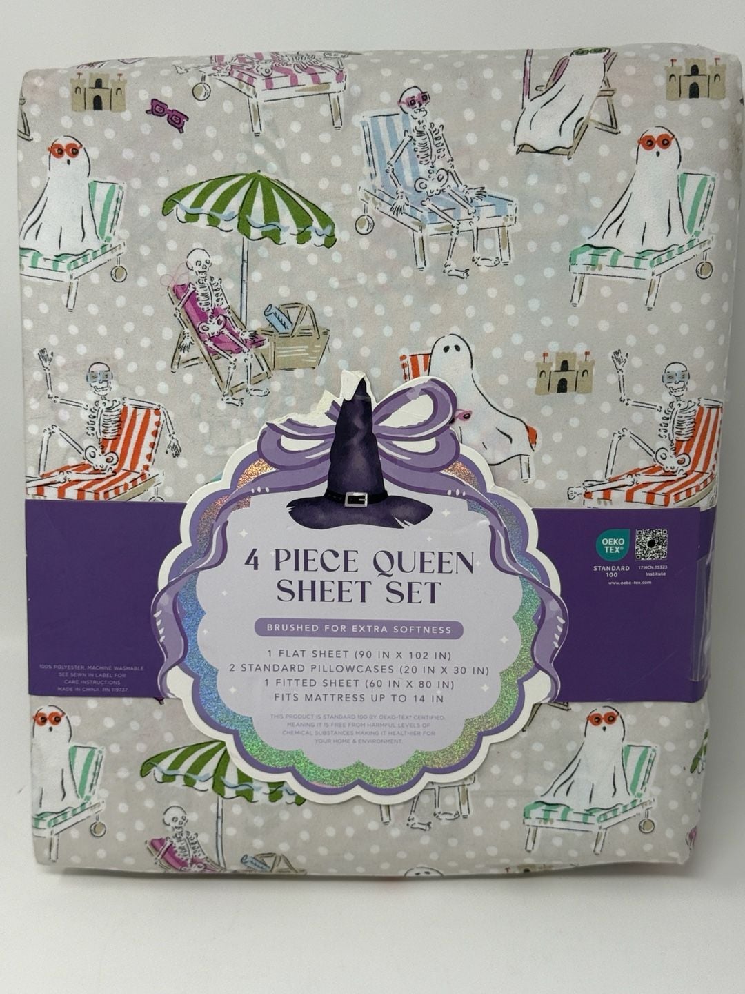 Willow Wonders Halloween Queen Sheet Set Queen Size 1