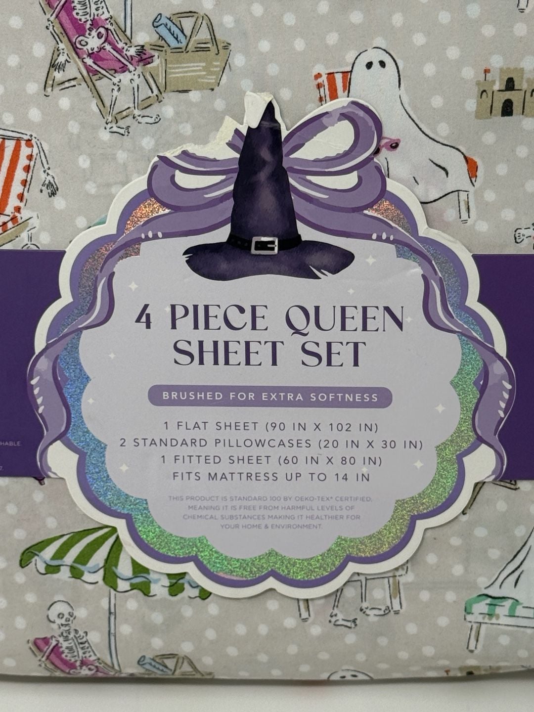 Willow Wonders Halloween Queen Sheet Set Queen Size 2