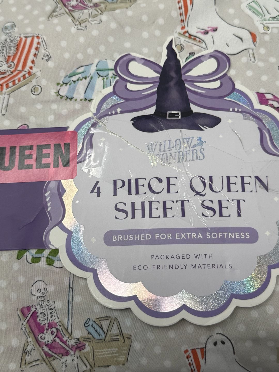 Willow Wonders Halloween Queen Sheet Set Queen Size 3