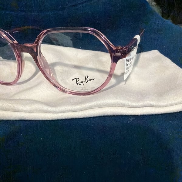Ray-Ban Junior Thalia RY9095V 47/16 Transparent Pink Acetate Eyeglasses