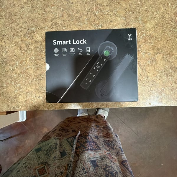 YFK Smart Lock 5-in-1 Fingerprint Door Lock with Handle
