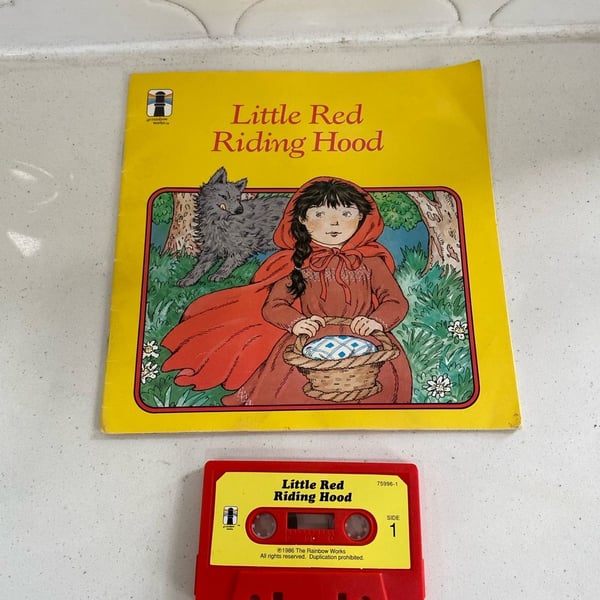 The Rainbow Works Little Red Riding Hood Book and Cassette Tape Set