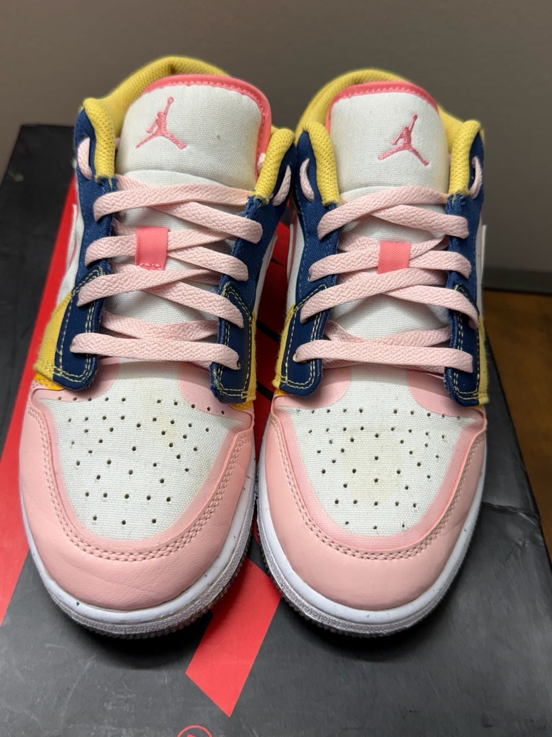 Air Jordan 1 Low SE GS Multi-Color Canvas 3