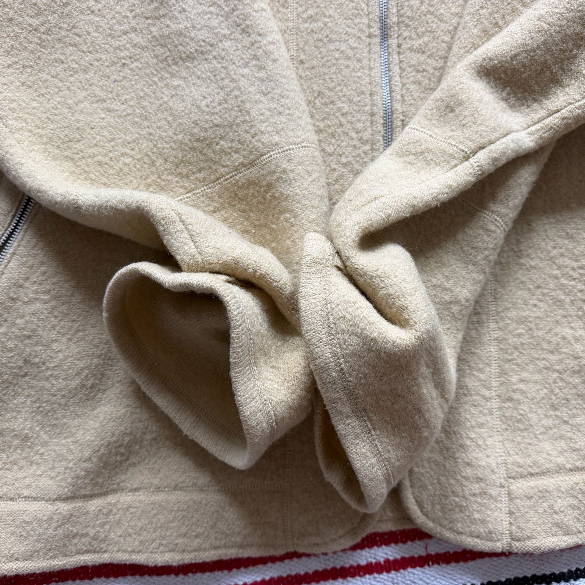 Vintage Designer Wool Zip Hoodie - BERNARDO Made in Italy Sz 3XL 10
