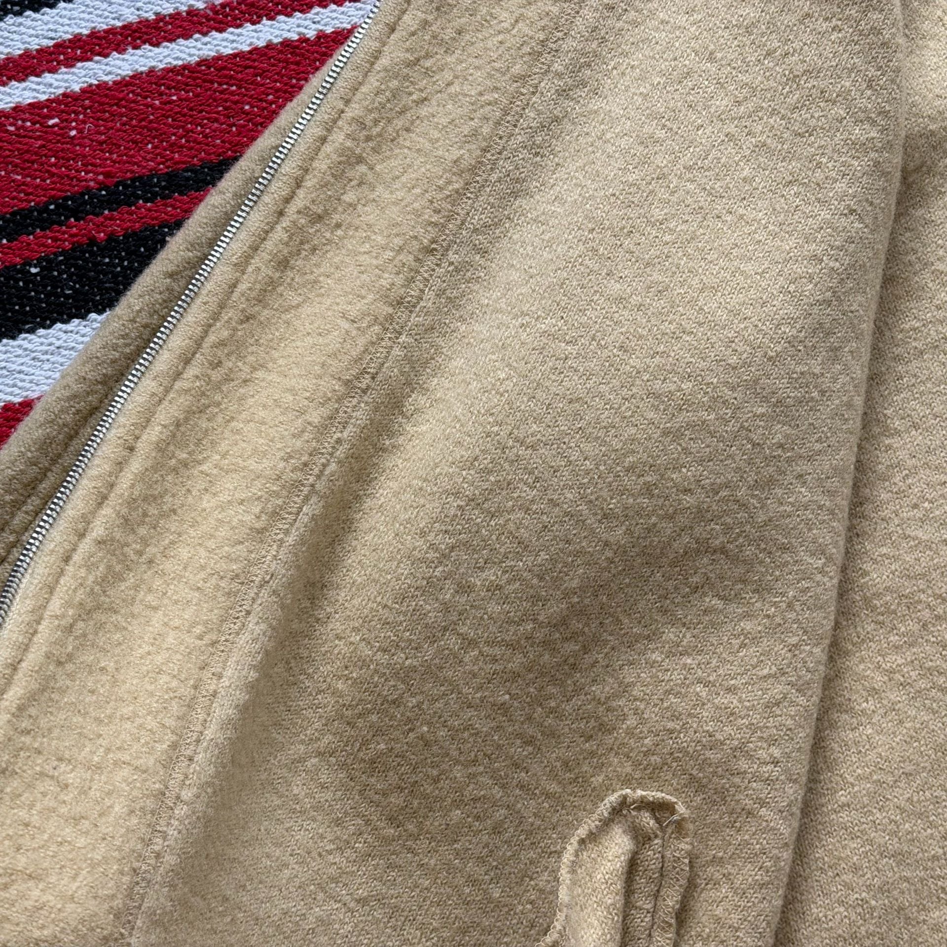 Vintage Designer Wool Zip Hoodie - BERNARDO Made in Italy Sz 3XL 12