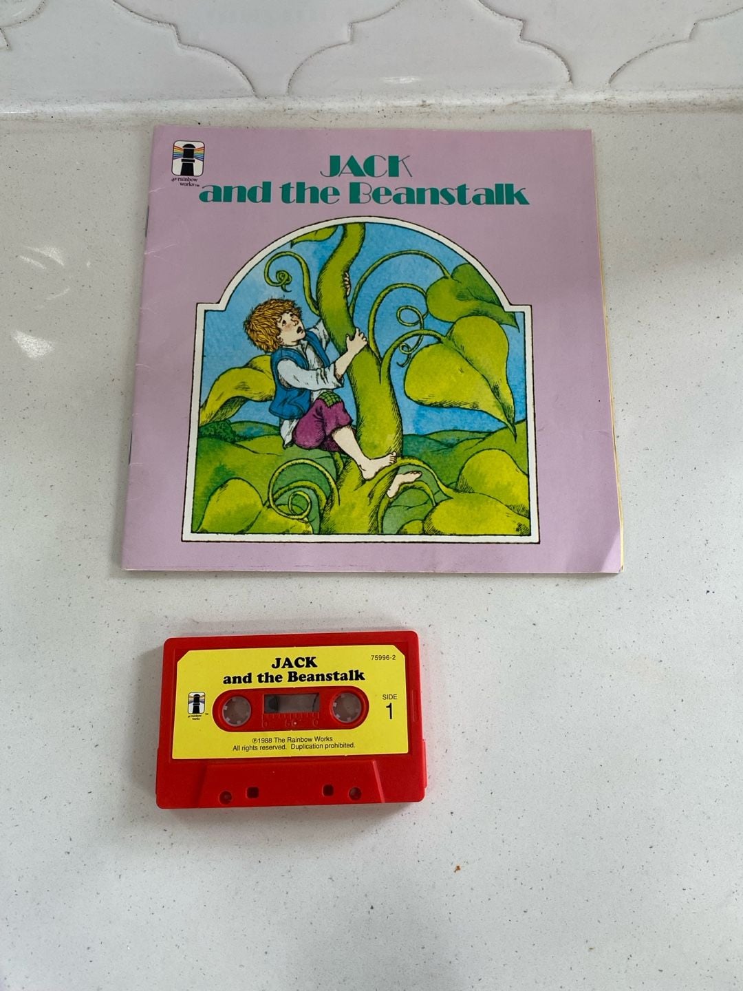 The Rainbow Works Jack and the Beanstalk Read Along Book and Cassette 1