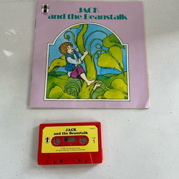 The Rainbow Works Jack and the Beanstalk Read Along Book and Cassette