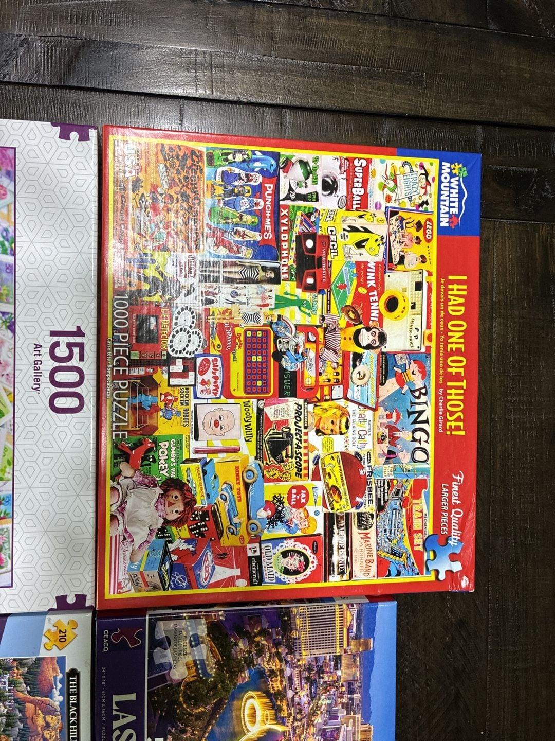 Set of 4 Complete Puzzles, 2 Brand New (Still Sealed), various brands 2