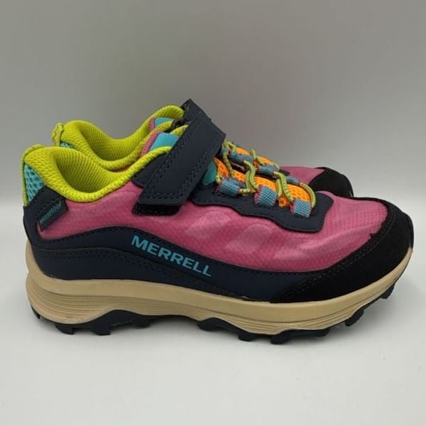 Merrell Kids Pink Blue Trail Running Shoes
Size 1 Y
#876