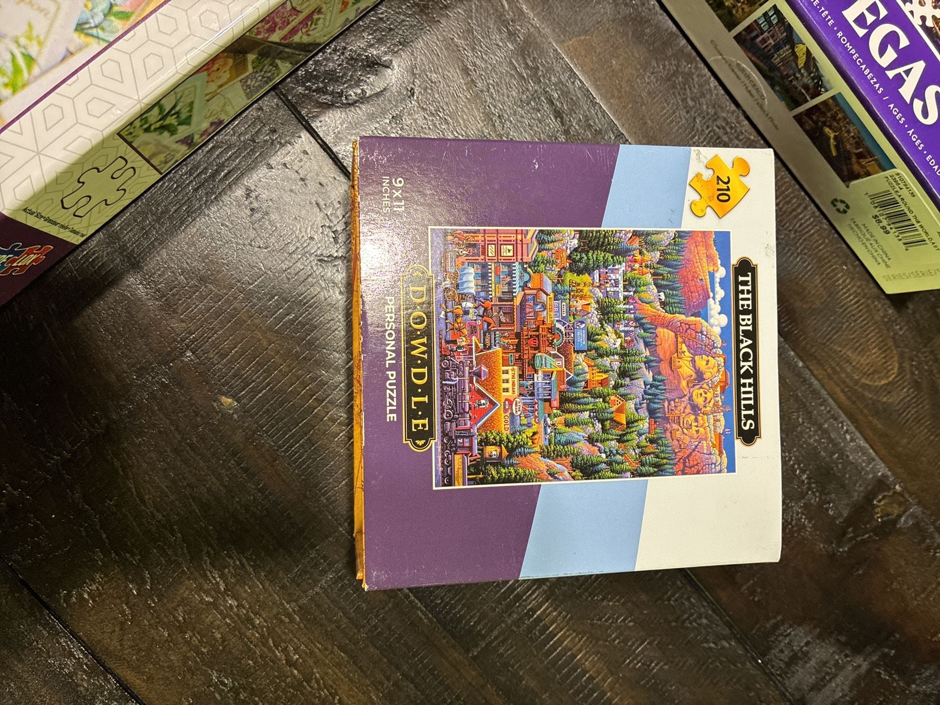 Set of 4 Complete Puzzles, 2 Brand New (Still Sealed), various brands 5