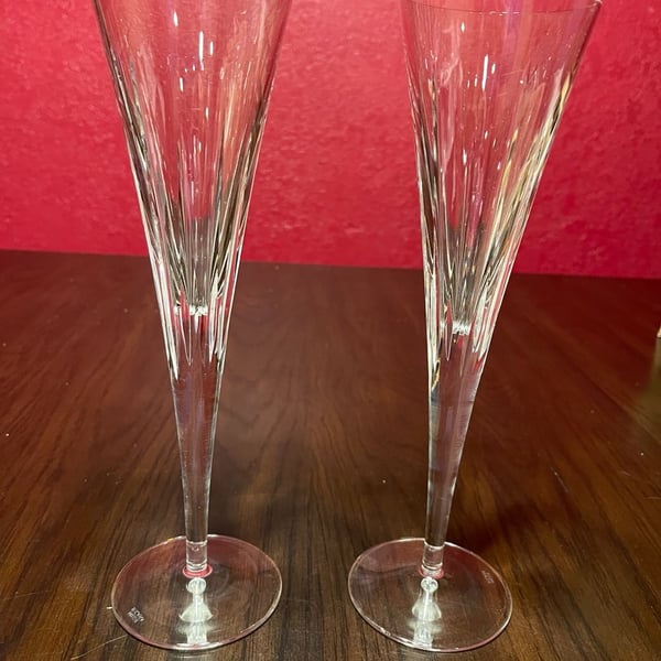 Reed Barton Soho Barware Champagne Flutes Set of 2